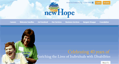 Desktop Screenshot of newhopevillage.org
